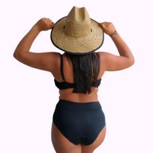 VESTIDO DE BAÑO MENSTRUAL PARA NADAR EN LA PLAYA O PISCINA CON LA REGLA PANAMÁ